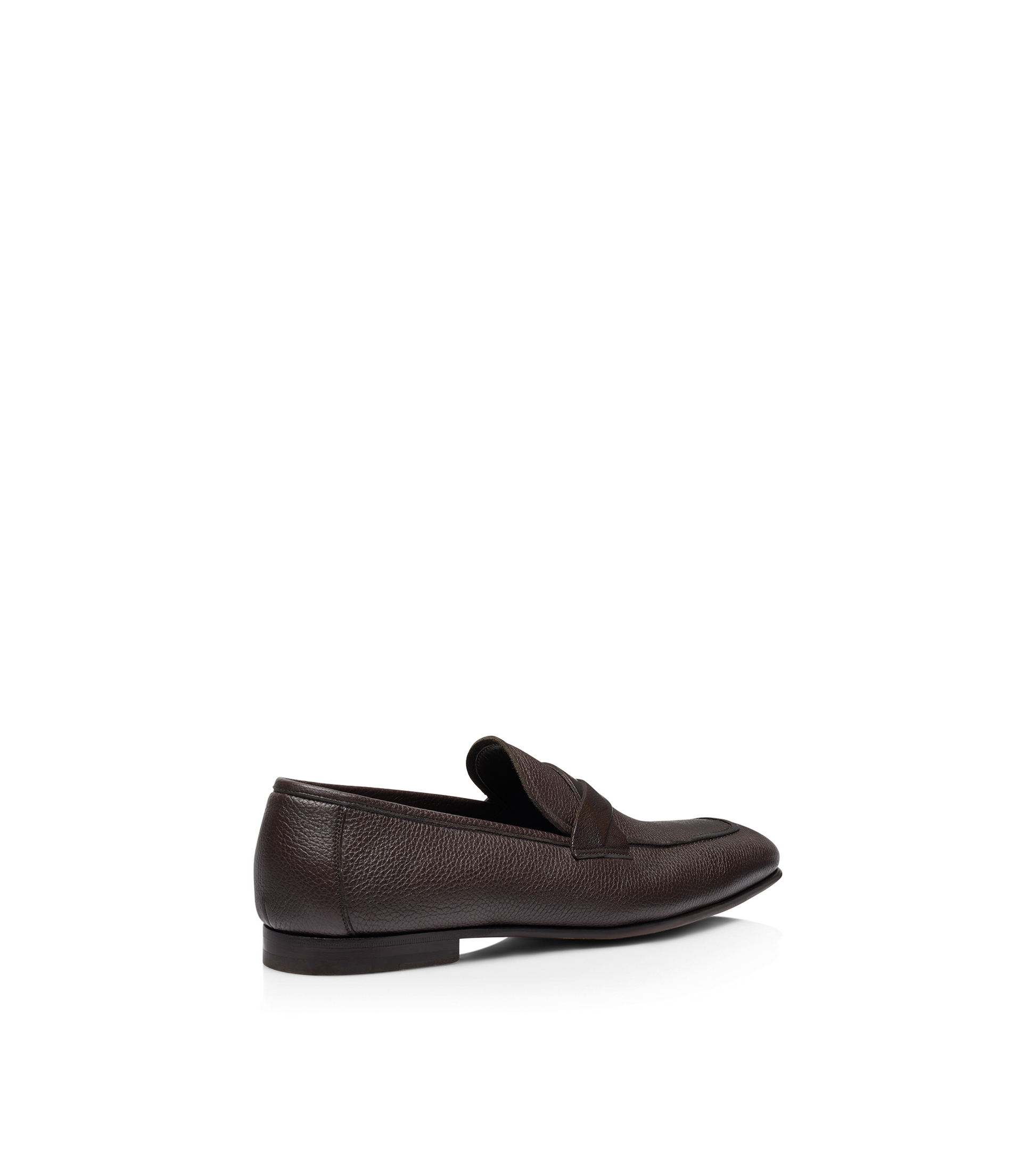 Grain Leather Sean Twisted Band Loafer