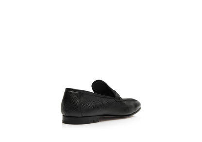 Grain Leather Sean Twisted Band Loafer