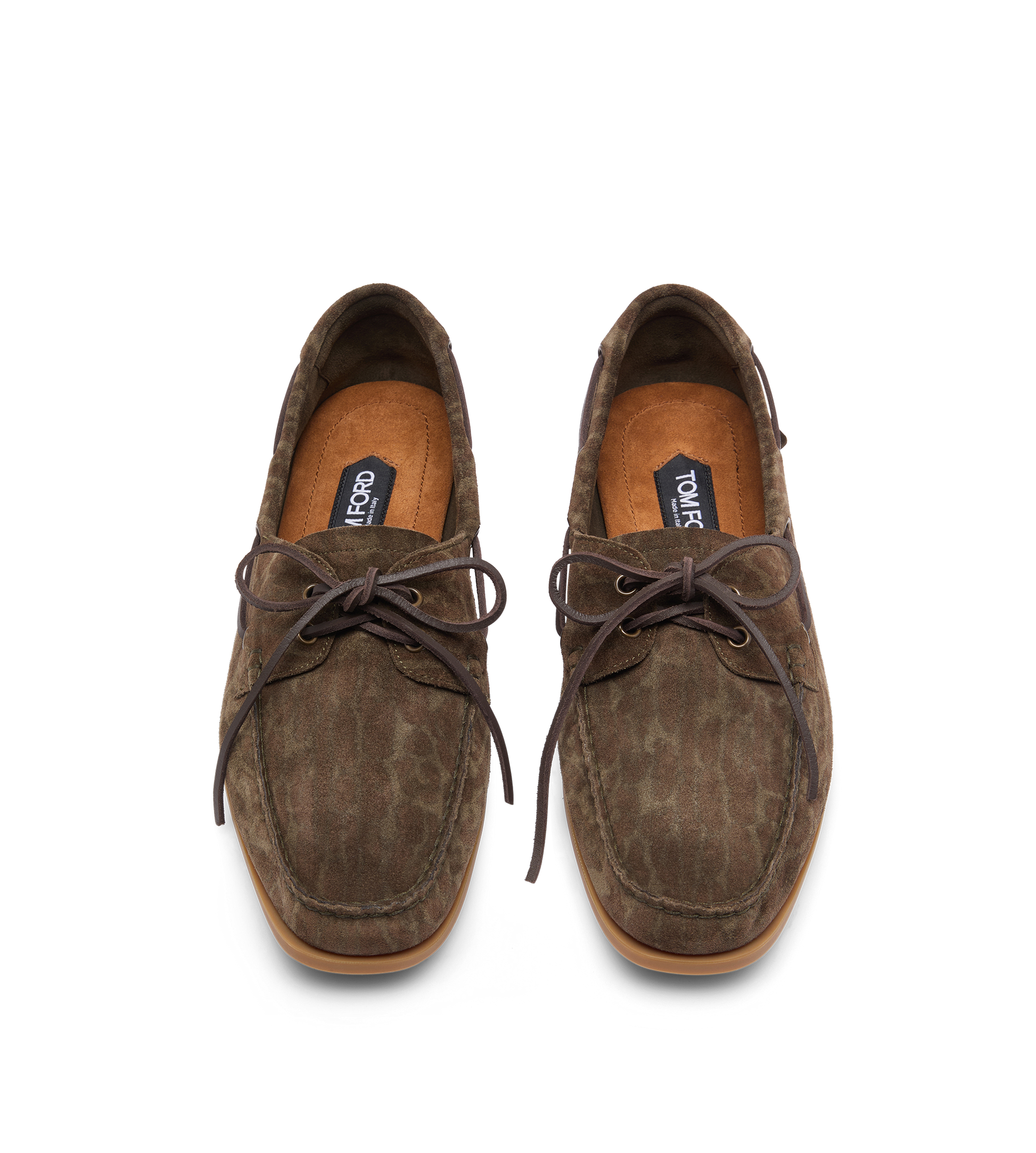 Ocelot Print Suede Robin Boat Shoe
