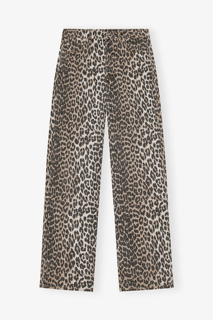 Izey Jeans in Leopard Print
