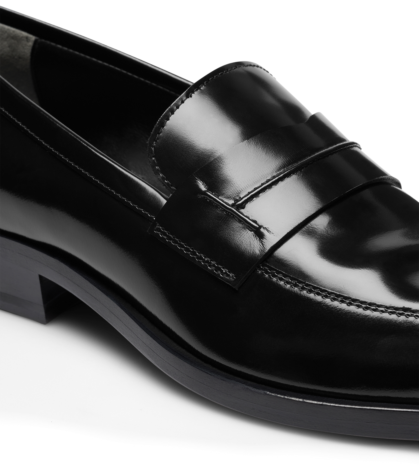 Brushed Leather Loafer