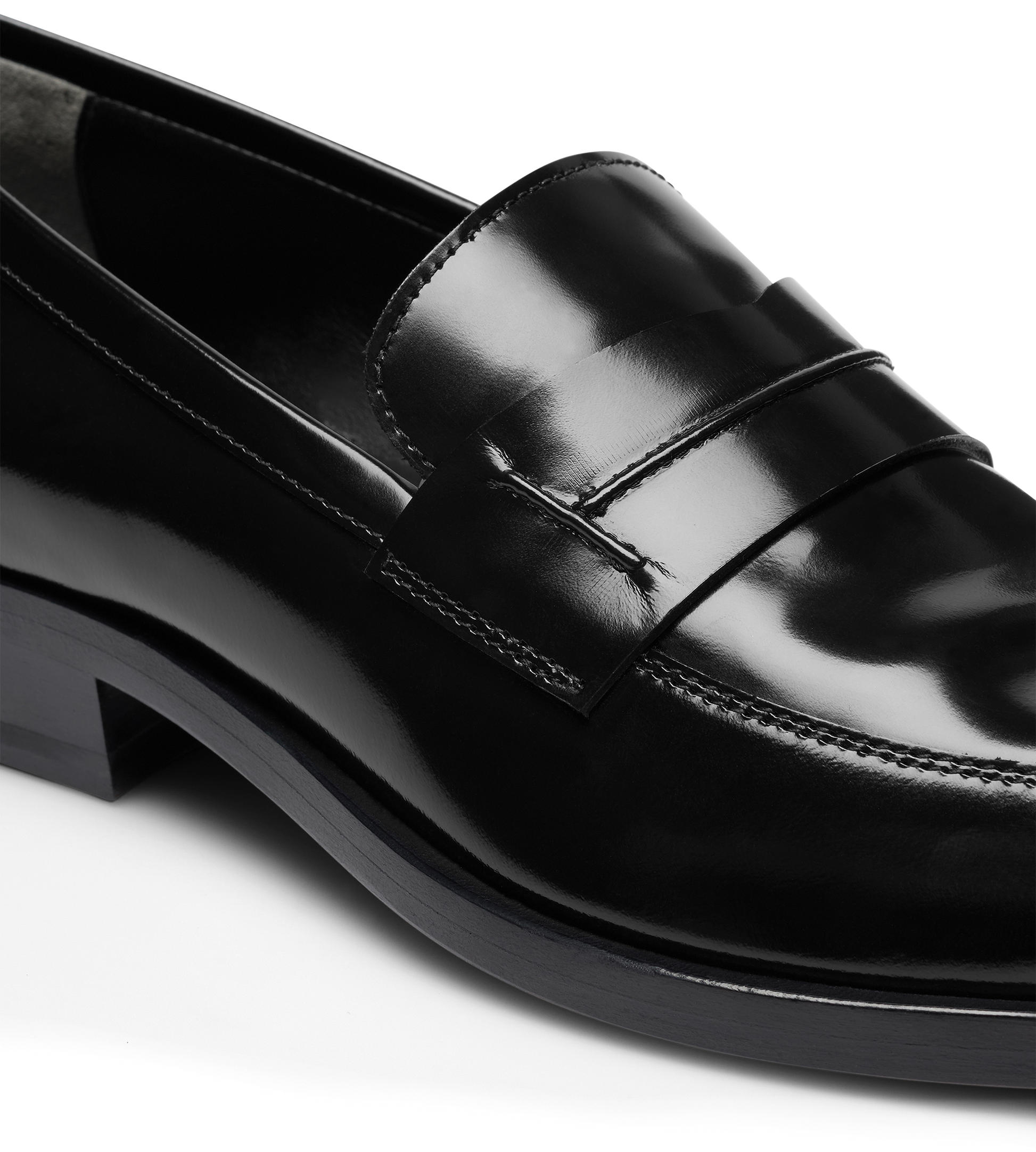 Brushed Leather Loafer