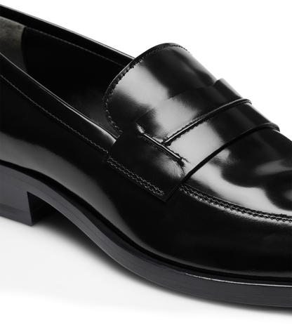 Brushed Leather Loafer