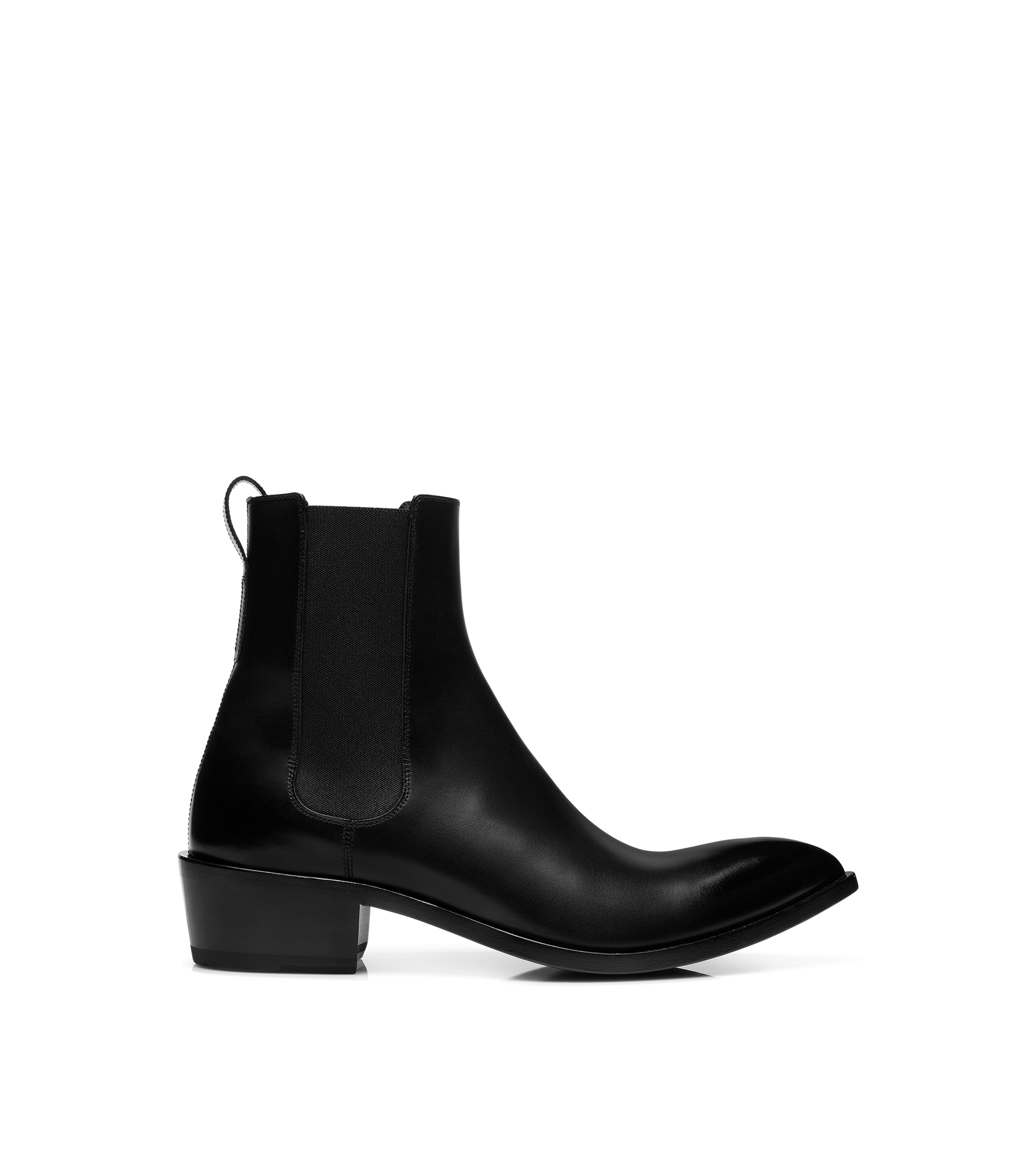 Burnished Leather Chelsea Boot