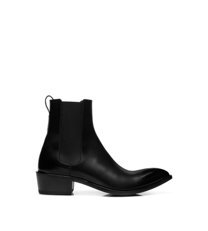 Burnished Leather Chelsea Boot