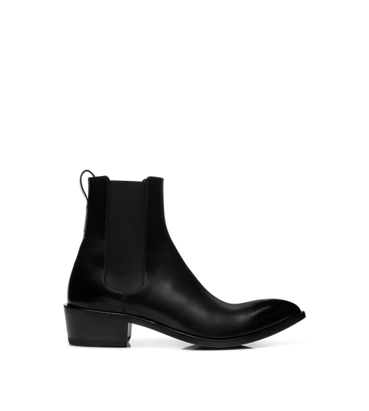 Burnished Leather Chelsea Boot
