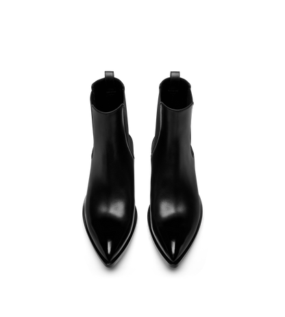 Burnished Leather Chelsea Boot