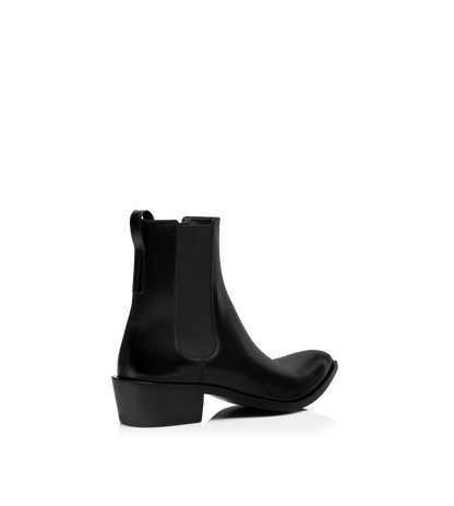 Burnished Leather Chelsea Boot