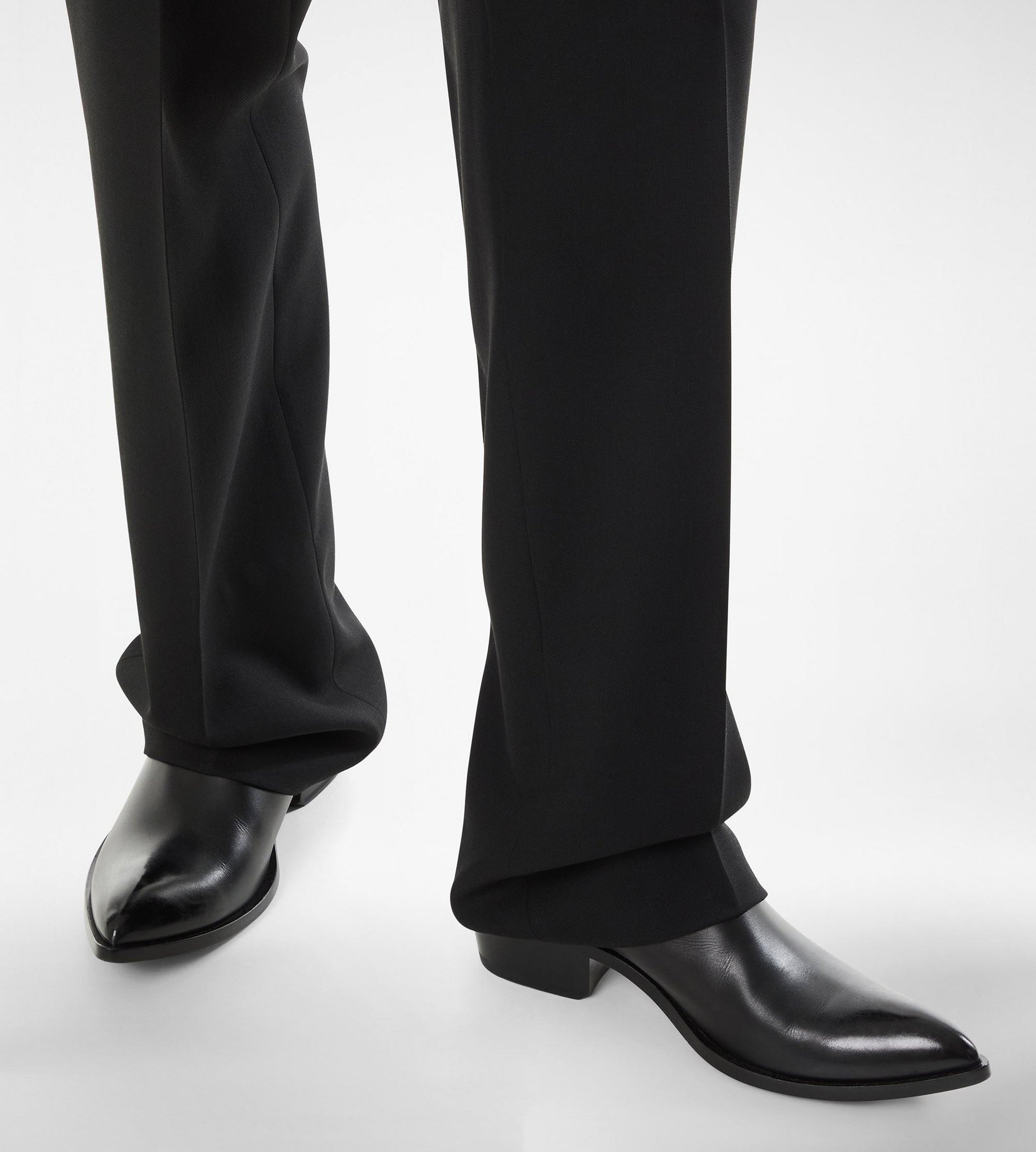 Burnished Leather Chelsea Boot