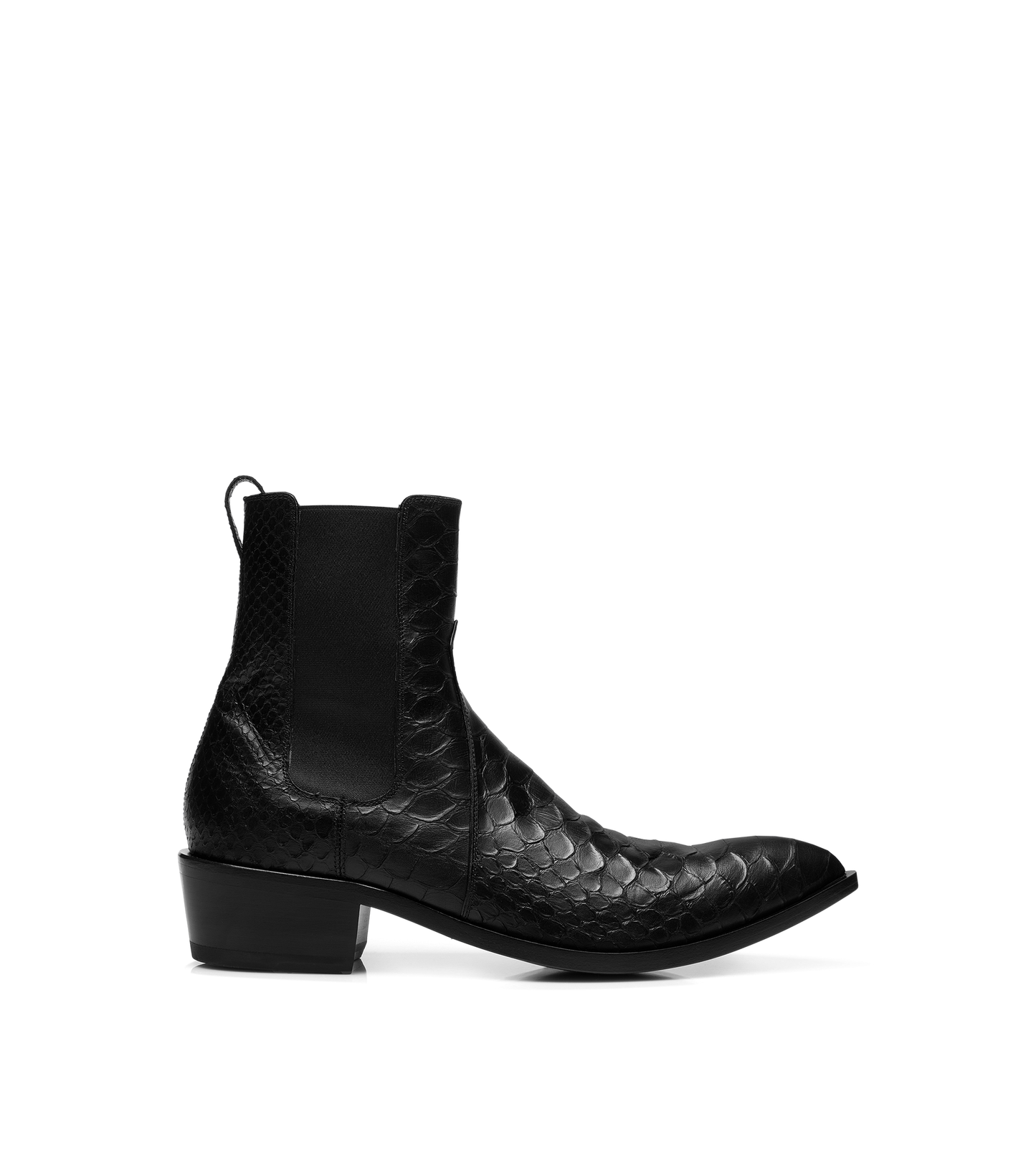 Matte Printed Python Chelsea Boot&Nbsp;