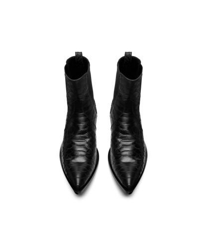 Matte Printed Python Chelsea Boot&Nbsp;
