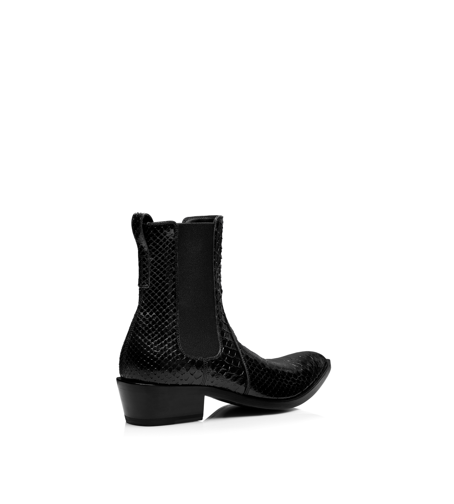 Matte Printed Python Chelsea Boot&Nbsp;