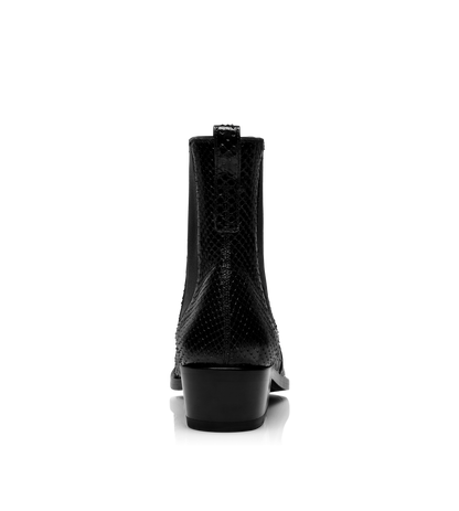 Matte Printed Python Chelsea Boot&Nbsp;