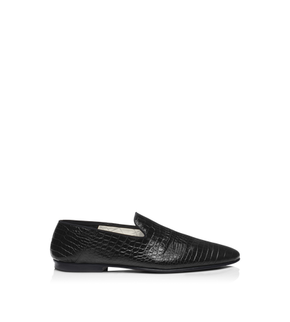 Printed Alligator Steven Slipper