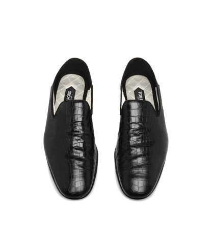 Printed Alligator Steven Slipper