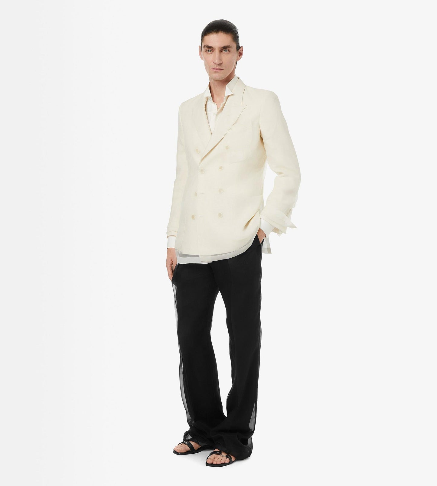 Smooth Leather Cole Sandal