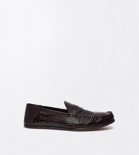 Soft Printed Alligator Sebastian Loafer