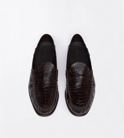 Soft Printed Alligator Sebastian Loafer
