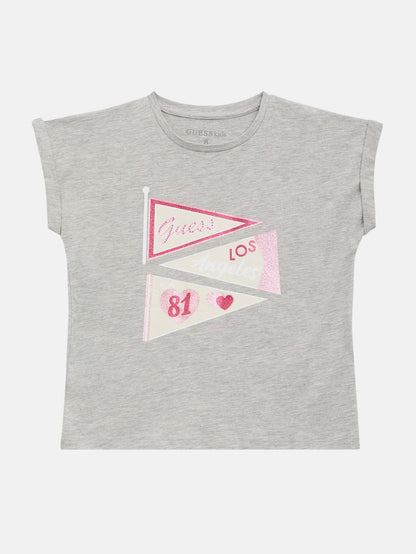 Chris Heather Banner Tee (7-14)