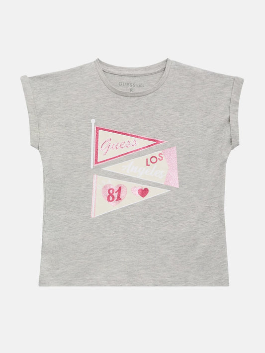 Chris Heather Banner Tee (7-14)