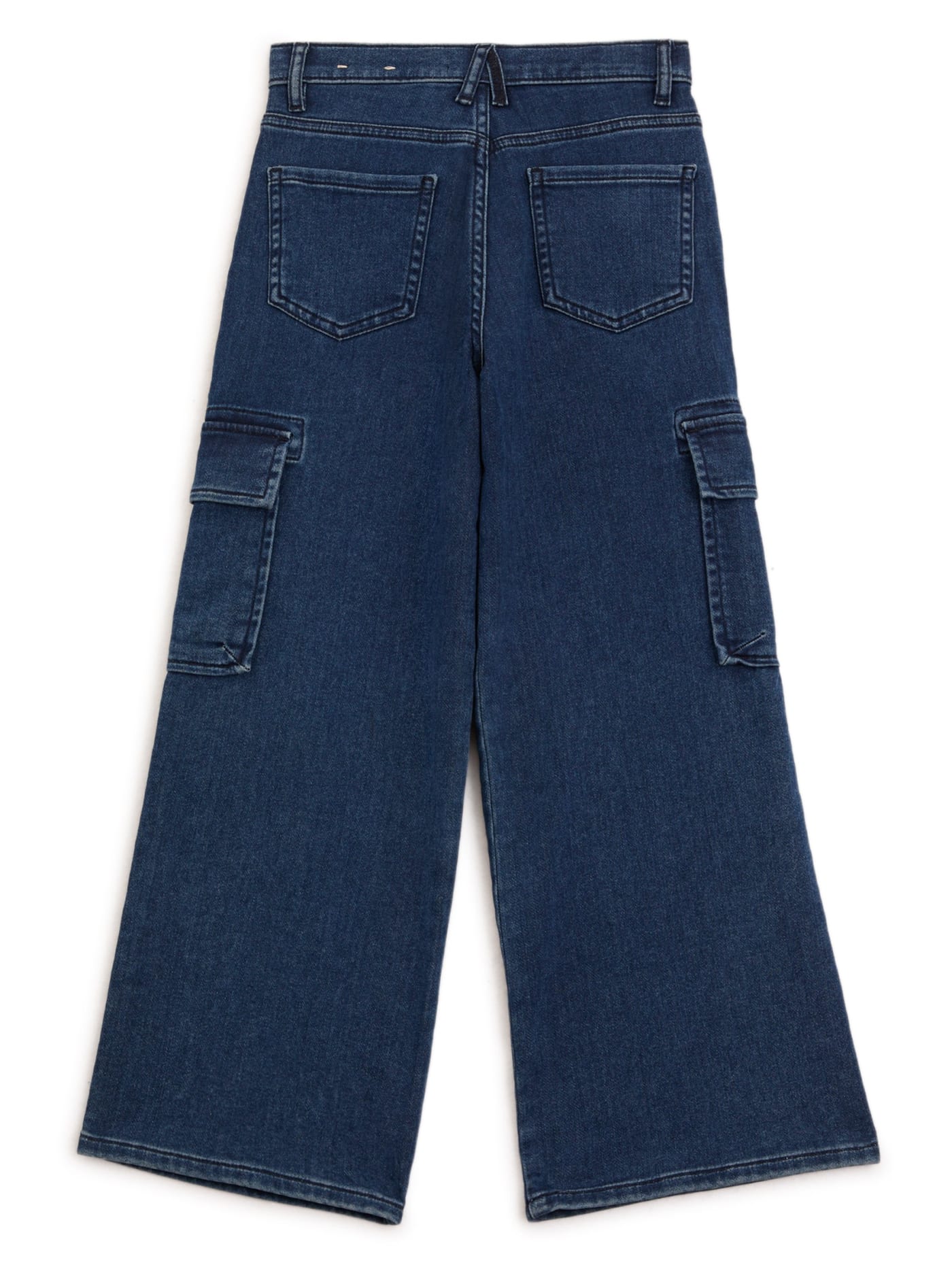 Angelique Wide-Leg Cargo Jeans (7-16)