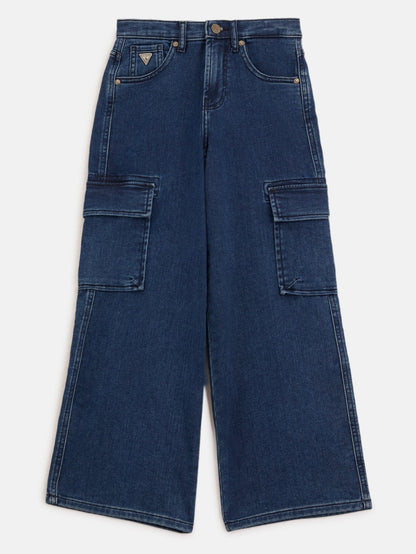 Angelique Wide-Leg Cargo Jeans (7-16)