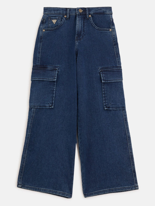 Angelique Wide-Leg Cargo Jeans (7-16)