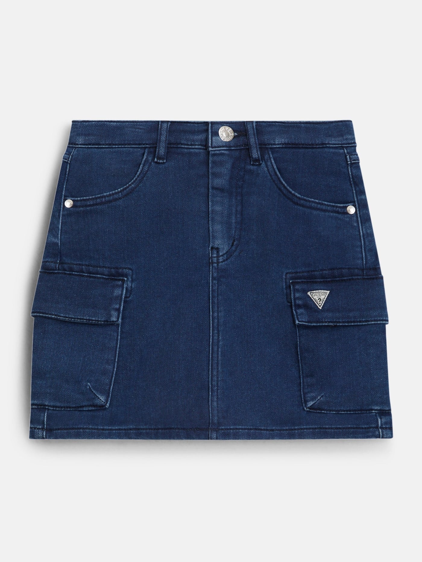 Maria Denim Cargo Skirt (7-14)
