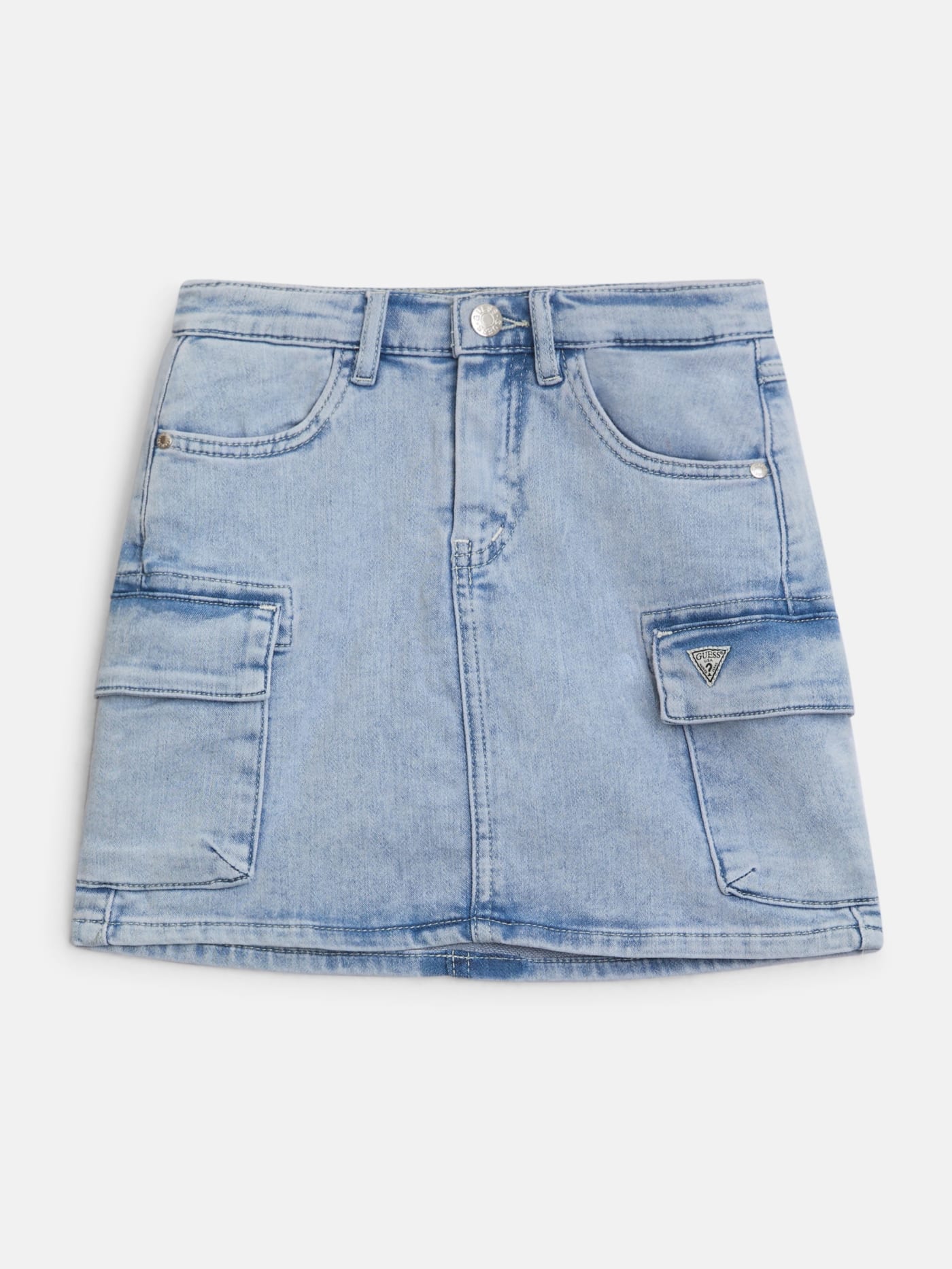 Maria Denim Cargo Skirt (7-14)