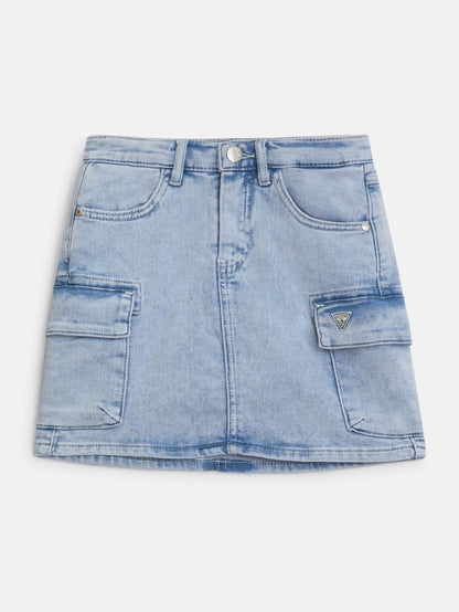 Maria Denim Cargo Skirt (7-14)