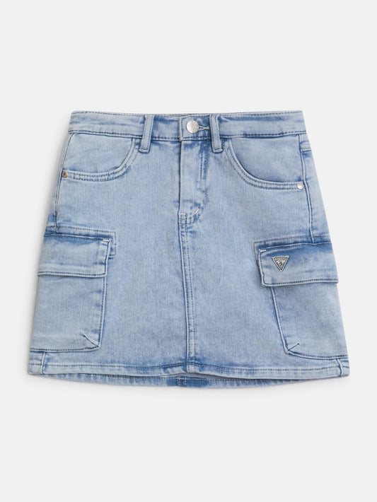Maria Denim Cargo Skirt (7-14)