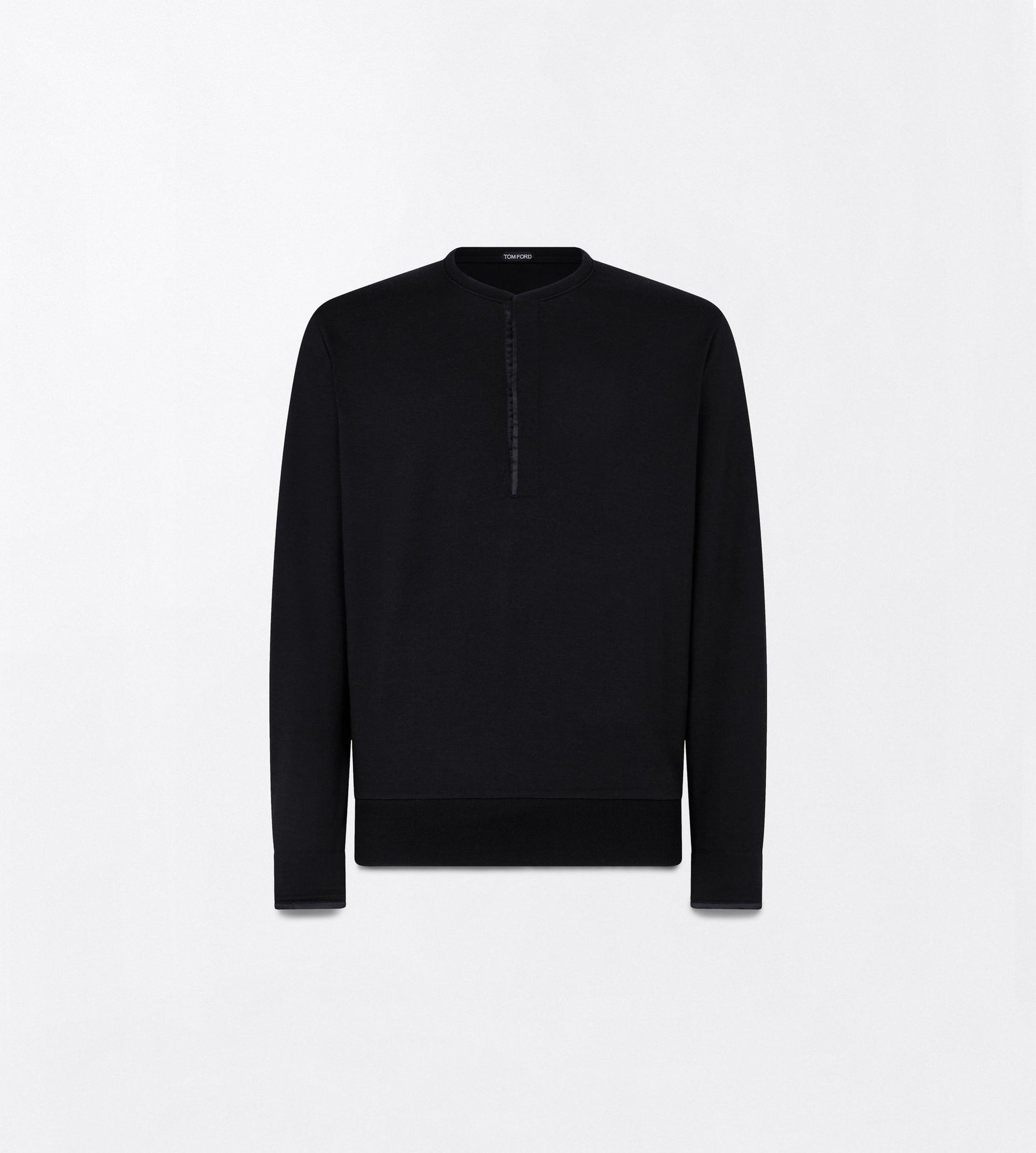Wool Silk Cashmere Blend Henley