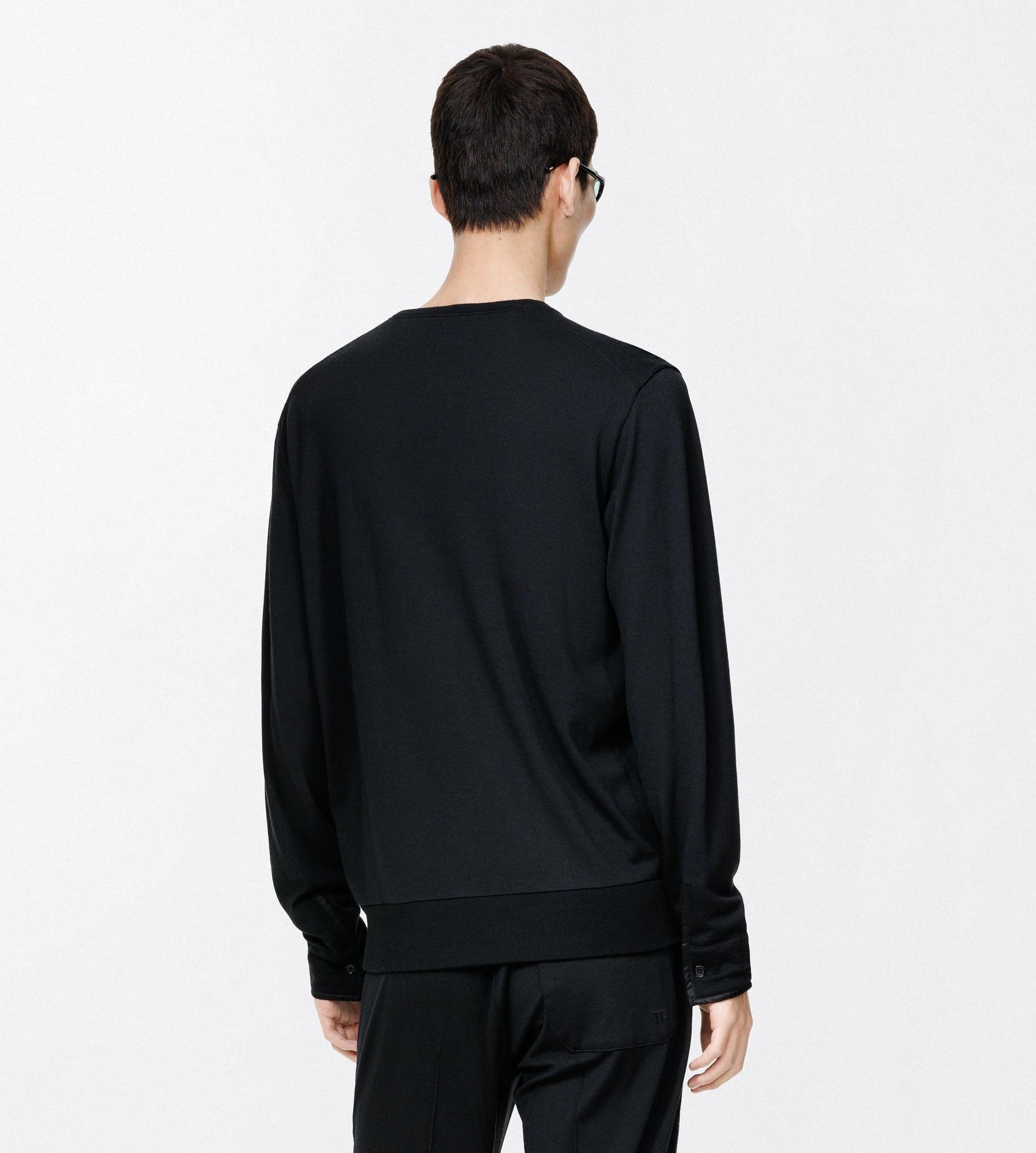 Wool Silk Cashmere Blend Henley