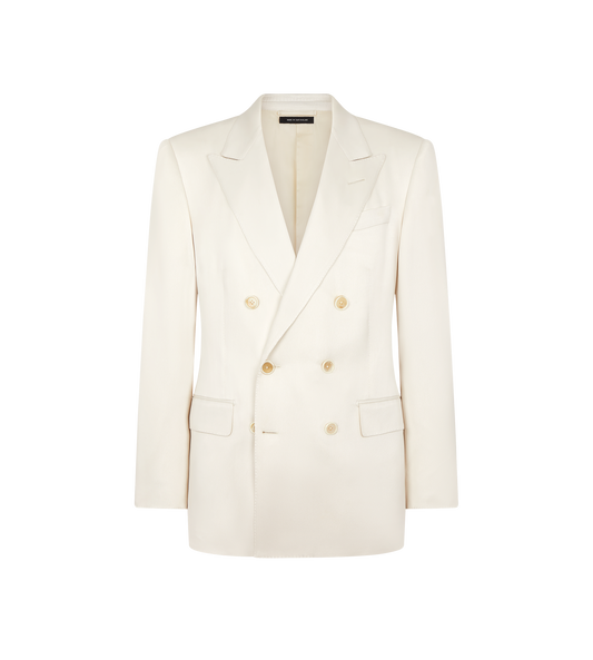 Pure Silk Peached Gabardine Jacket