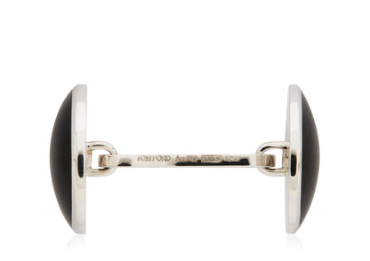 Onyx Round Cufflinks