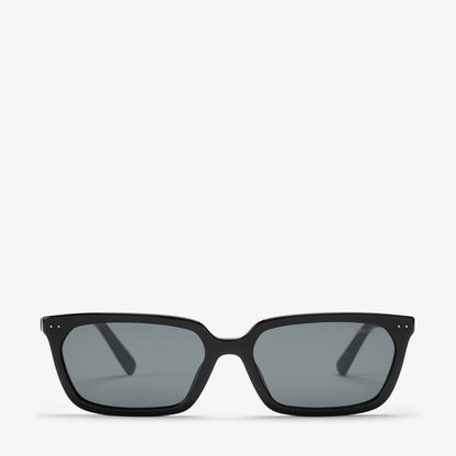 Josi Black Rectangular Sunglasses