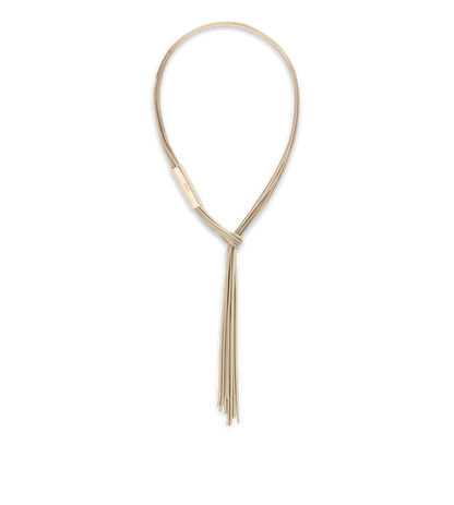 Brass Axis Necklace