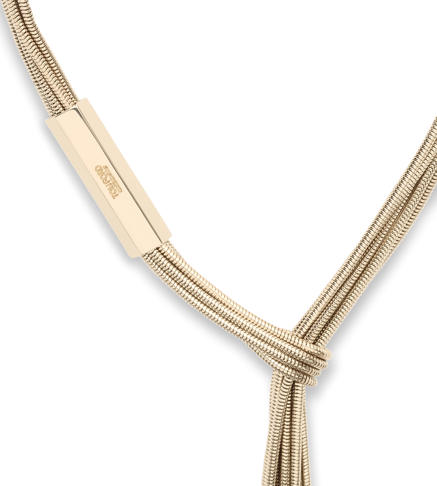 Brass Axis Necklace