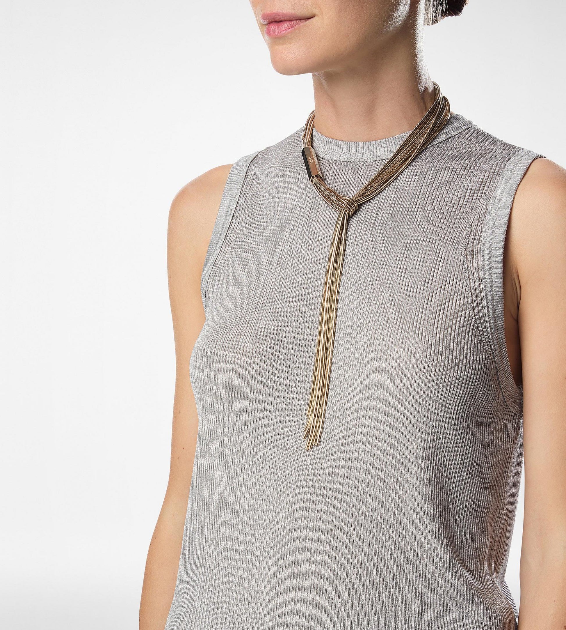 Brass Axis Necklace
