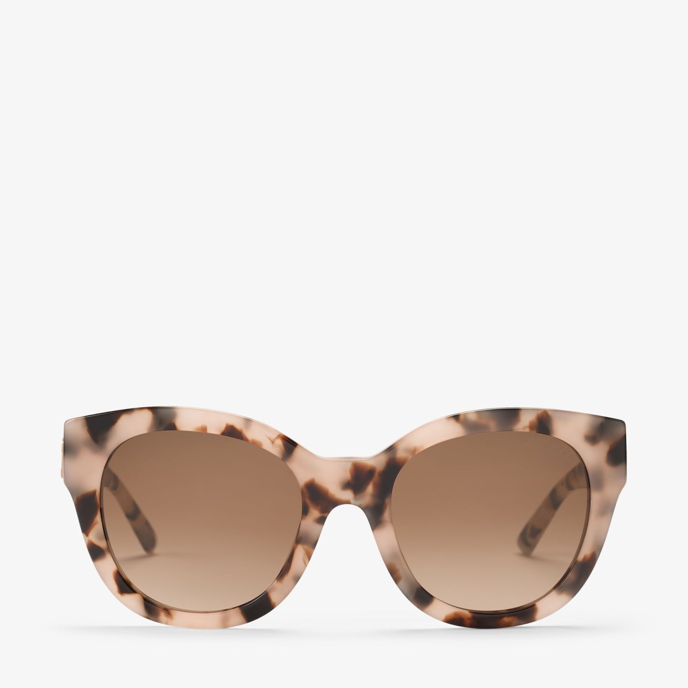 Kati Pink Havana Round Sunglasses