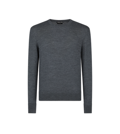 Fine Gauge Pure Wool Crew Neck
