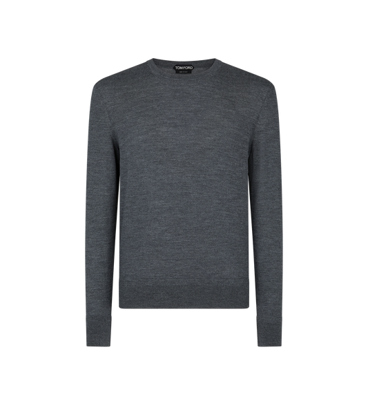 Fine Gauge Pure Wool Crew Neck