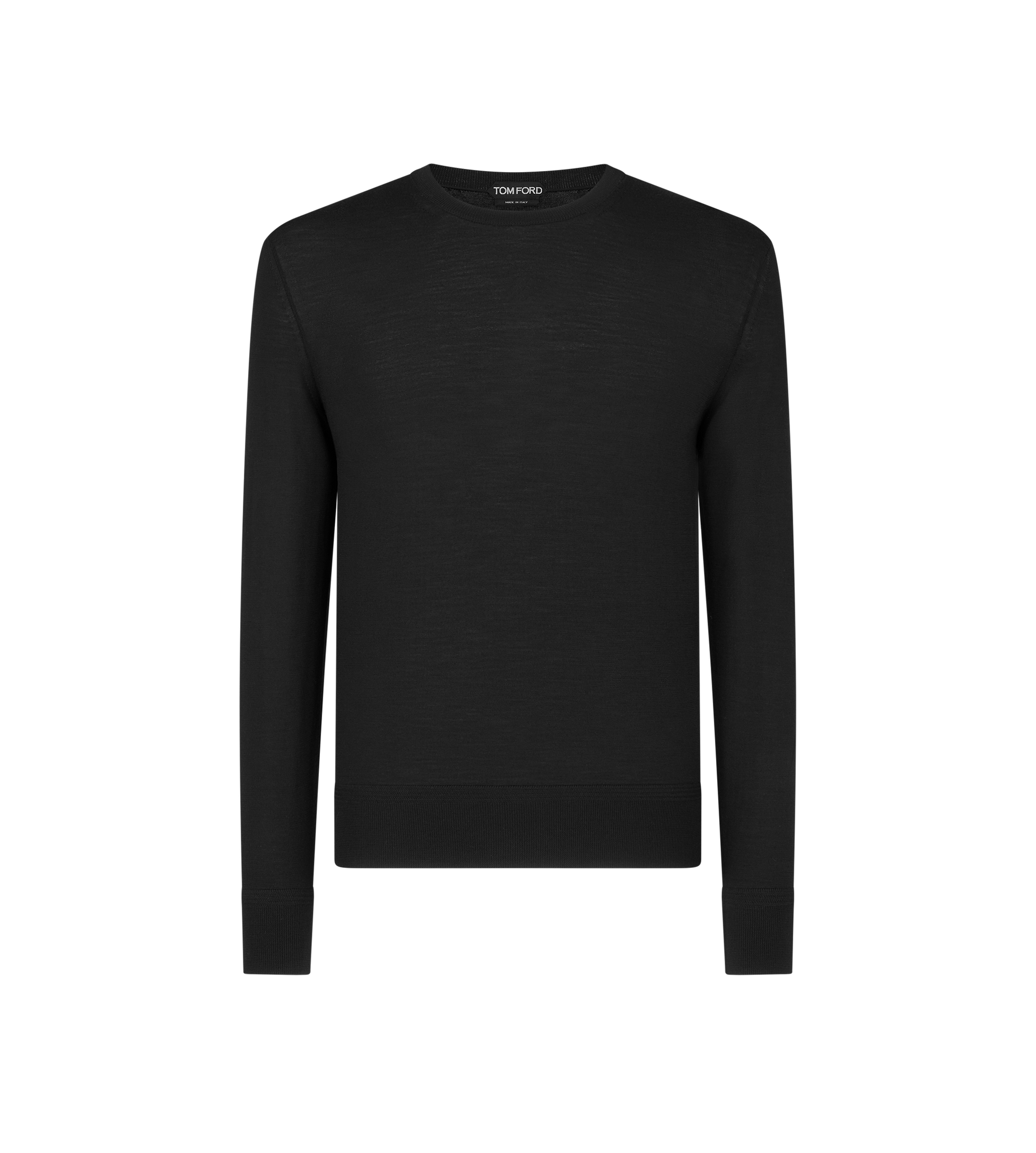 Fine Gauge Pure Wool Crew Neck