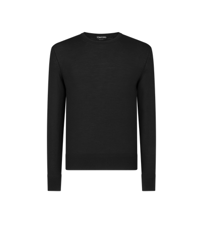 Fine Gauge Pure Wool Crew Neck