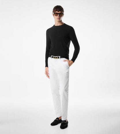 Fine Gauge Pure Wool Crew Neck