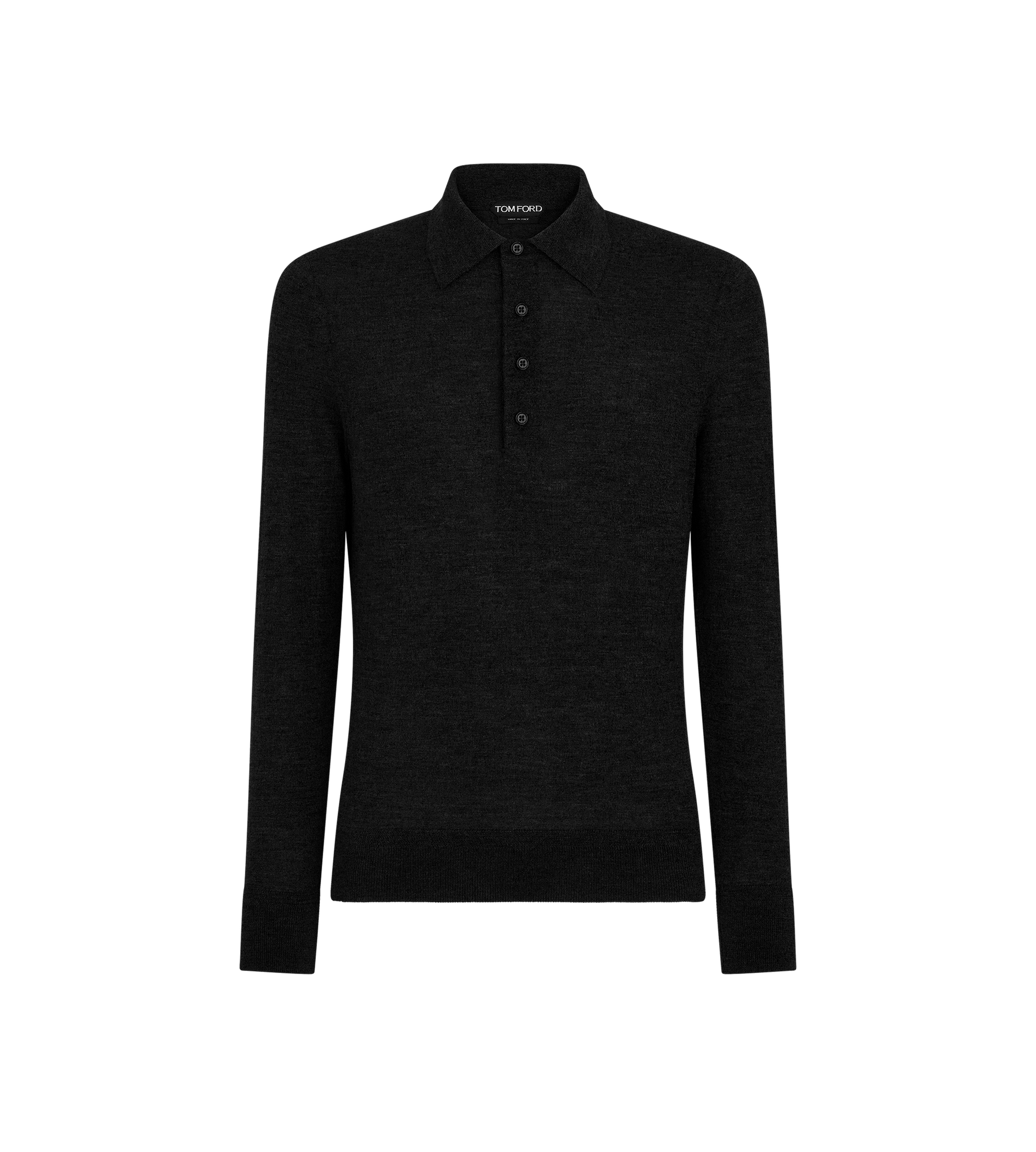 Fine Gauge Pure Wool Polo