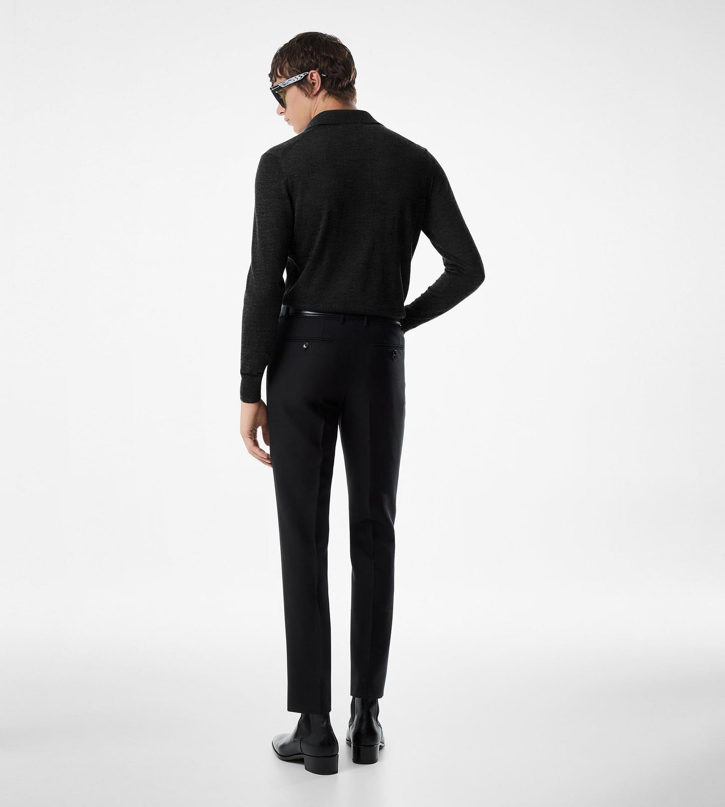 Fine Gauge Pure Wool Polo