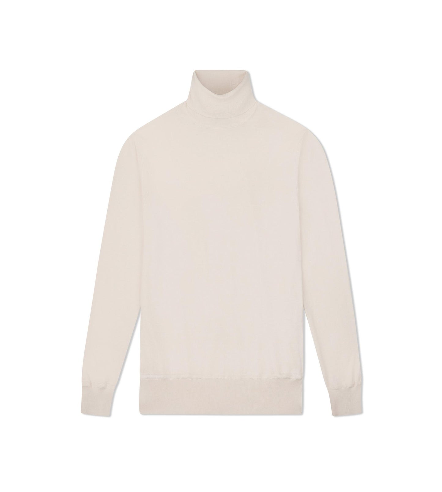 Fine Gauge Cashmere Silk Roll Neck