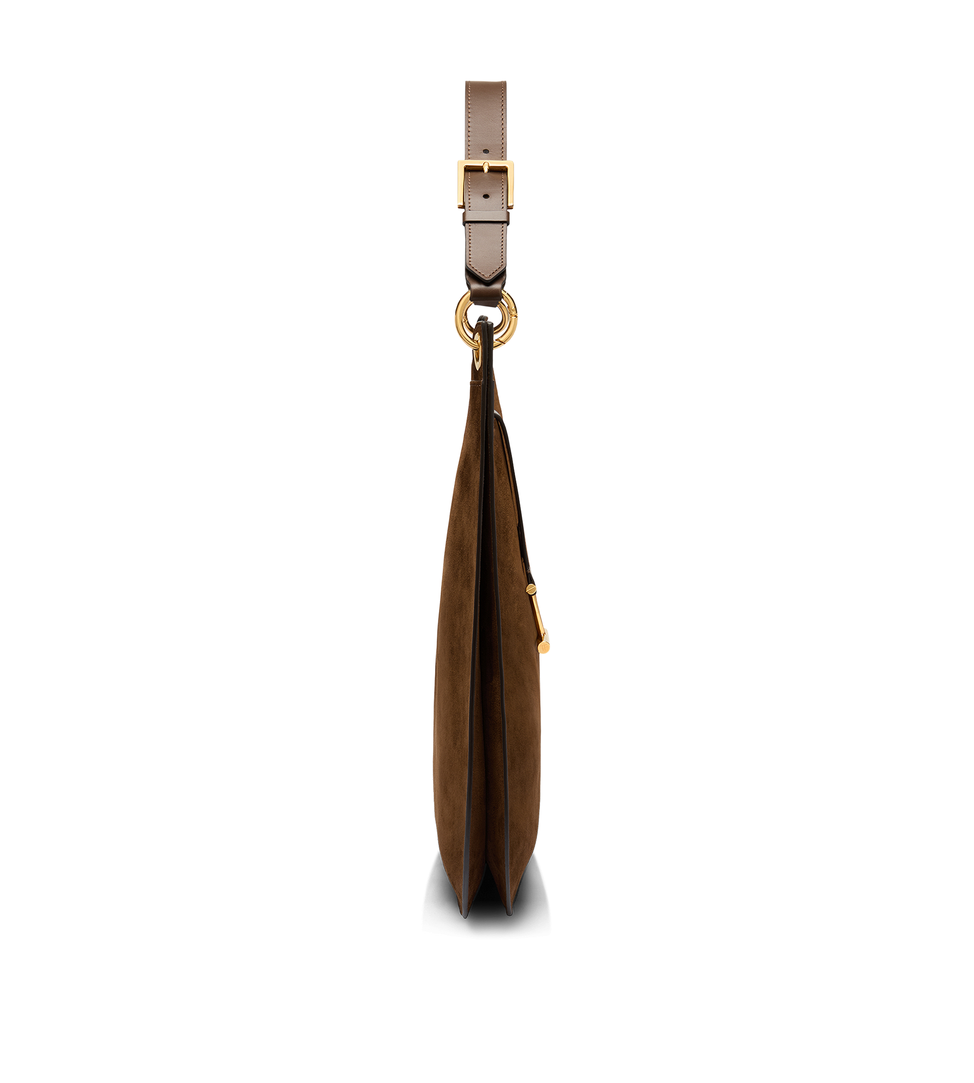 Suede Leather And Smooth Leather Tara Large Crossbody