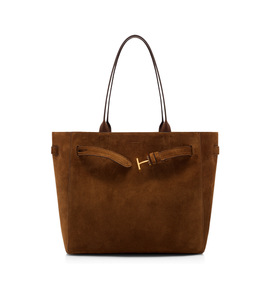 Suede Leather Audrey Medium Tote